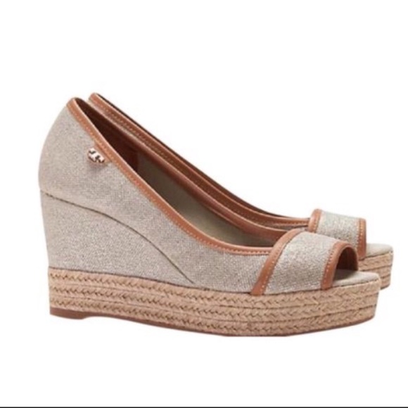 Tory Burch Majorca Espadrille Wedges - Picture 1 of 6